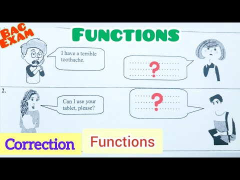 Bac Exam Correction - 2020 | FUNCTIONS