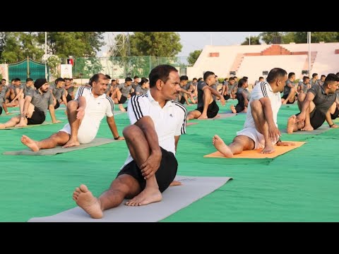 IPS Training 2023 || 9th International Yoga Day is Celebrated at Academy. 🧘