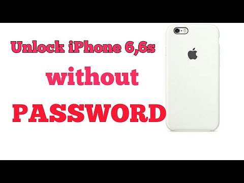 Unlock Iphone 6 ,iphone6s without password|| 100% working trick