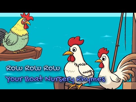 Row row row your boat  • Kids Rhymes