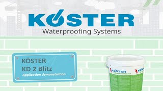 Sealing active leaks with Koster KD2 Blitz (Demo)