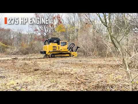 2023 Rayco C275 Steel-Track Forestry Mulcher Preparing Acreage to be Farmed in NE Ohio!