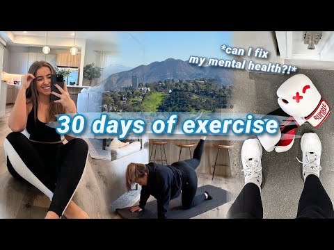 I Exercised for 30 Days to Fix My Mental Health... Did it work?! | Morgan Yates 2023