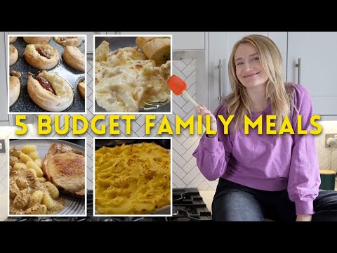 Budget Family Meal Plan // 5 Cheap Dinner Ideas for under £25