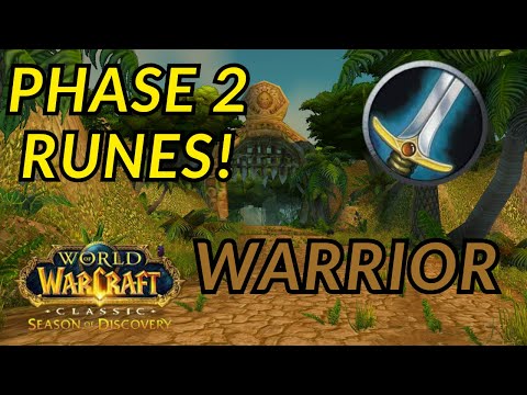 World of Warcraft Season of Discovery Phase 2 - Warrior Runes