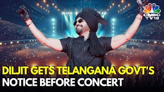 Diljit Dosanjh News: Diljit Dosanjh Gets Telangana Govt's Notice Ahead Of Hyderabad Concert