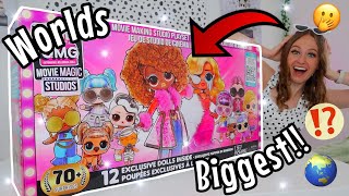 UNBOXING THE *WORLDS BIGGEST* MYSTERY TOY TO EXIST!!!😱🎁⁉️L.O.L 3D MOVIE MAGIC STUDIOS (70+ BOXES!!🫢)