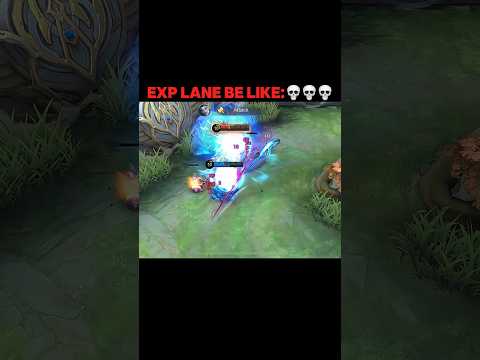 EVERY EXP LANE IN EARLY GAME TO MID GAME #tyrant #mlbb #shorts