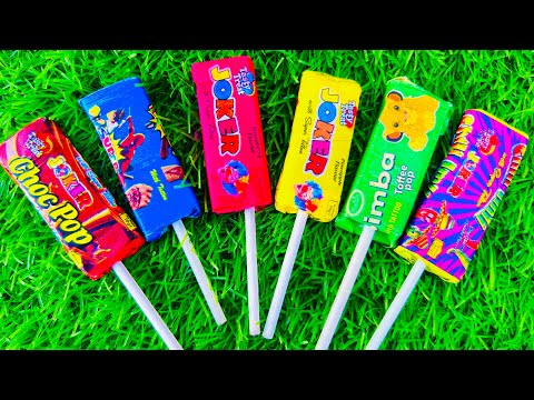 Some popular Candies in the World | New Milk Bottle | mini Cooking | Ice Cream Pop It | Asmr Coca