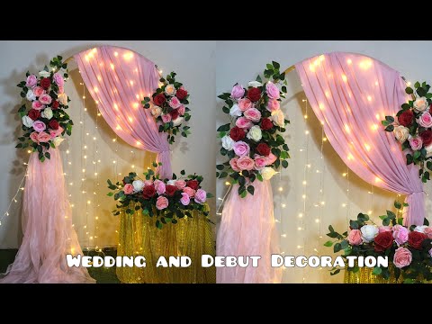 DIY Wedding and Debut Decoration at home