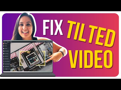 Camtasia 2024 Tutorial | How to Fix a Tilted Video