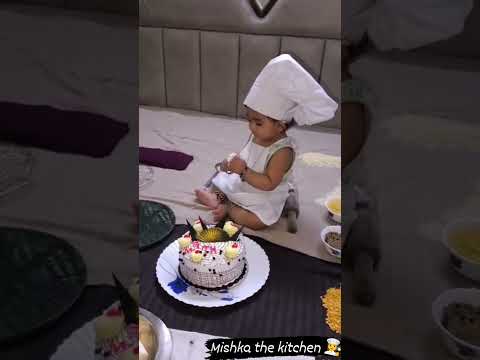 #Mishkathekitchen👩‍🍳🤟 #masterlittlechef #cutebaby 🥰❤️