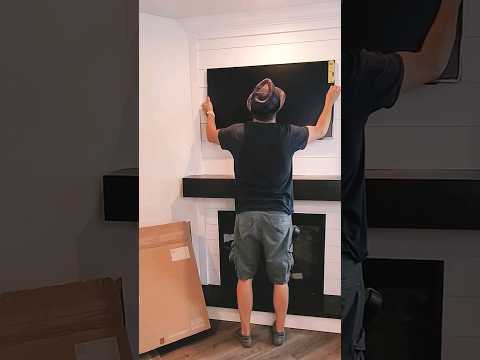 Easily Install A Picture Frame TV #diy #tvinstallation #samsungtv