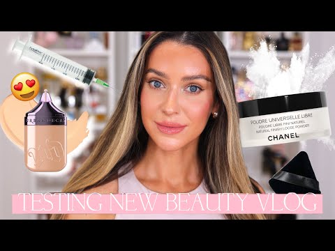 TESTING NEW BEAUTY! SCULPTRA, URBAN DECAY FACE BOND FOUNDATION WEAR TEST & NEW POWDER ROUTINE