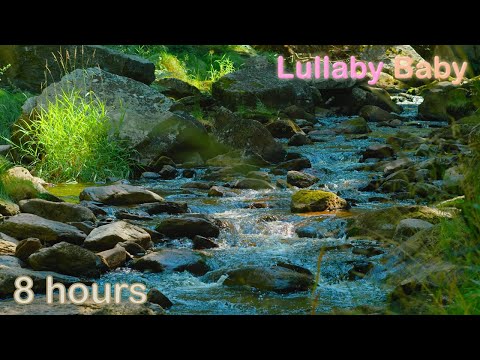 ✰ 8 HOURS ✰ Peaceful CREEK Lullaby ♫ Relaxing Nature Music ♫ Water Sounds ♫ Baby Sleep Music ✰