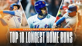 Top 10: Francisco Lindor Longest Home Runs