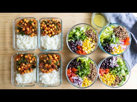 Two Different Spicy Meal Prep Bowls 🌶