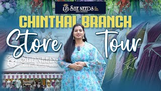 Store Tour of Our 9th Showroom at Chintal  | She Needs Saree World