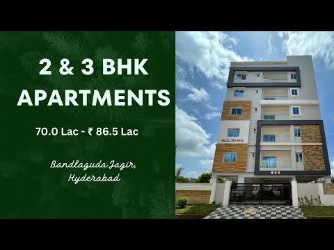 Discover Modern Elegance 2 & 3 BHK Apartments in Bandlaguda Jagir Hyderabad