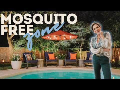 Mosquito Free Backyard Makeover | Tips from an Interior Designer