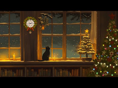 Lofi With My Cat || Christmas in the 80s 🎄🐈‍⬛ lofi vintage ~ cozy beats to get festive to