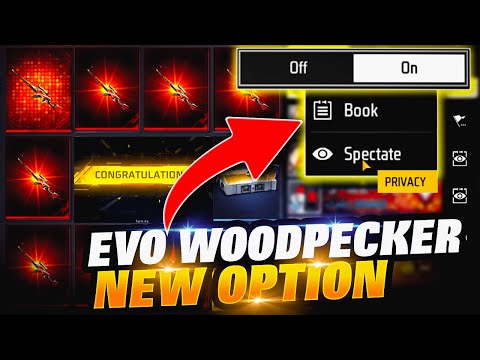 Unlocking the Evo Woodpecker for the First Time! 🔥 New Spectate Features in Free Fire 🔐👀