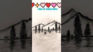 How to draw Beautiful scenery art | #shortvideo  #ytsho #short  #ytstudio #drawing #ytshortsvideo