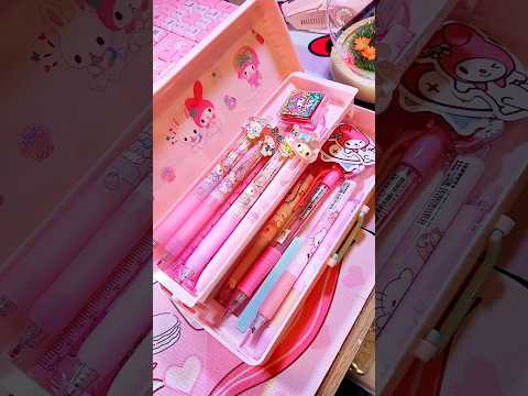 🎀💗 Mini Suitcase Pencil Case ASMR #stationery #mymelody