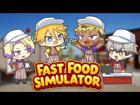 COOKIN' w/ Vanta, Wilson, and Claude【Fast Food Simulator | #NIJISANJI EN | #RyomaBarrenwort】