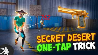 Secret Desert Eagle [ ONE TAP ] Trick 🔥| All New Pro Settings 2024 |