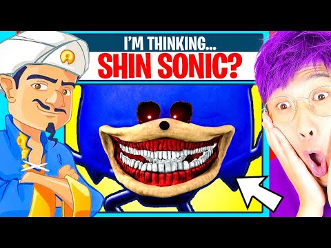 AKINATOR vs... EVERYONE?! (Shin Sonic, Poppy Playtime, and MORE!)