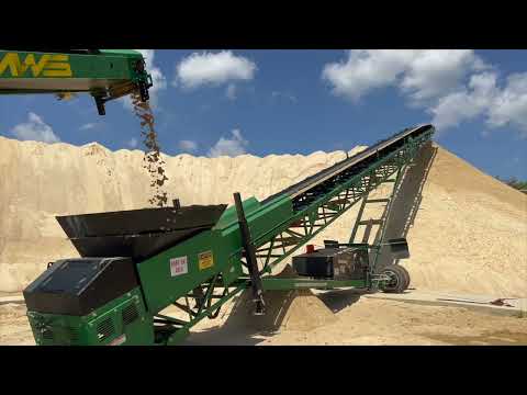 Compact Footprint, High Productivity Sand Plant from MWS Equipment - S190 Rinser, CSP120, & ST80