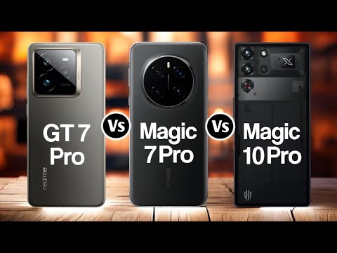 Realme GT 7 Pro Vs Honor Magic 7 Pro Vs Red Magic 10 Pro