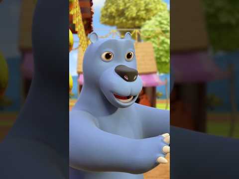 Kalu Madari Nacha,  कालू मदारी आया #shorts #hindibhalocartoon #dancingbear #circus #shortvideo