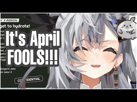 【HololiveID】Zeta Plays A Cruel April Fool Joke On Sleepy Viewers