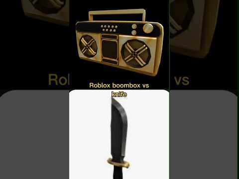 Roblox boombox vs Knife #roblox #ogroblox