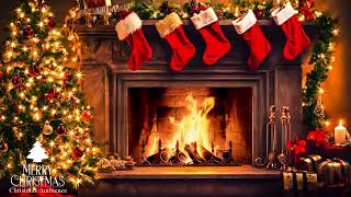 The Best Old Christmas Songs with Fireplace 🎅🏼 2 Hours Best Classic Christmas Hits, Original