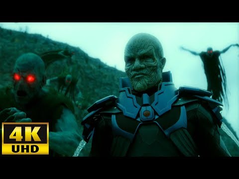 Anti Monitor vs Specter and Heroes fight Scene [4K Ultra HD]