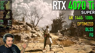 RTX 4070 Ti SUPER - Black Myth: Wukong - Optimized Settings, RT, DLSS, FG