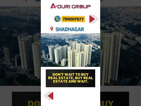 The Hyderabad real estate market is on a boom #shorts #viral #ytshorts #realestate #shadnagar