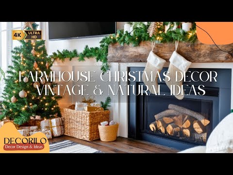 Budget-Friendly Rustic Farmhouse Christmas Decor: Vintage-Inspired & Natural Holiday Ideas