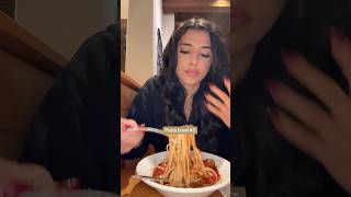 All you can eat pasta @ Olive Garden #food #shorts #eating #mukbang