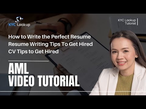 How to Write the Perfect Resume | Resume Writing Tips To Get Hired |  CV Tips for Graduates