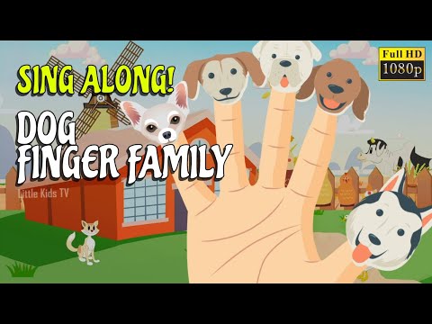 Finger Family Dog Version Nursery Rhymes for Kids