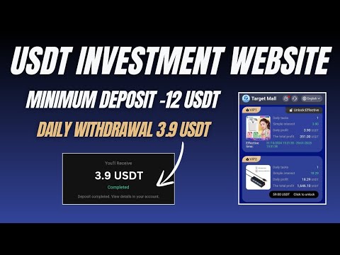 USDT Investment Website | Crypto investment website |  cryptomining | Mining | earn usdt mining