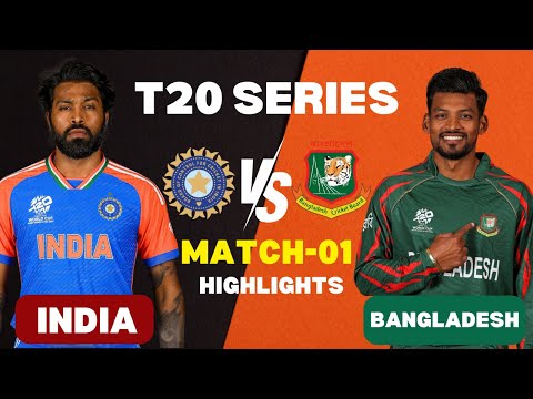 IND vs BAN 1st T20: Hardik Pandya's Power Finish Seals Victory for India | Match Highlights