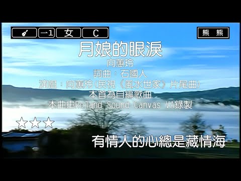 月娘的眼淚-向蕙玲(Karaoke伴奏)