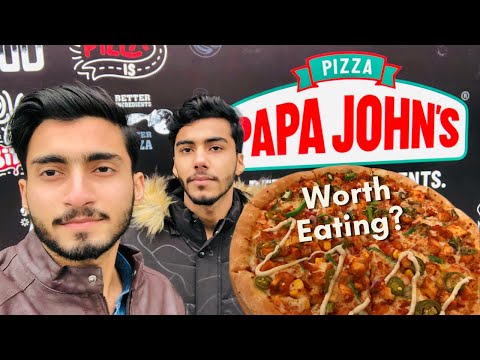 Papa John's Pizza Review - Civic Center Gujranwala | Hassan Nasir Vlogs