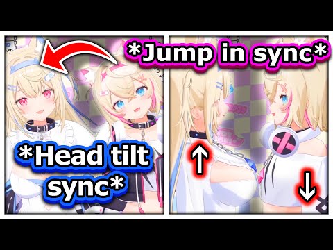 FuwaMoco can't stop syncing even in Home 3D 【Hololive】