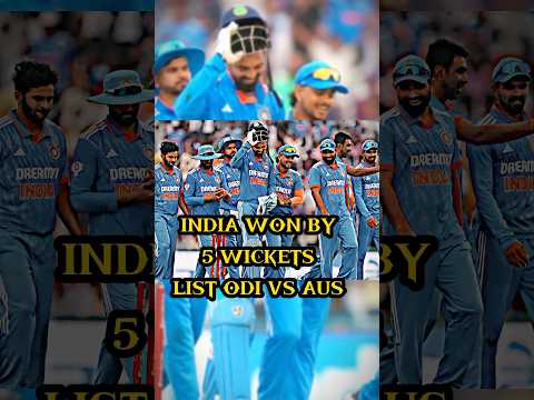 India win 🇮🇳 1st Odi vs Australia #viral #shorts #ytshorts #iccworldcup2023